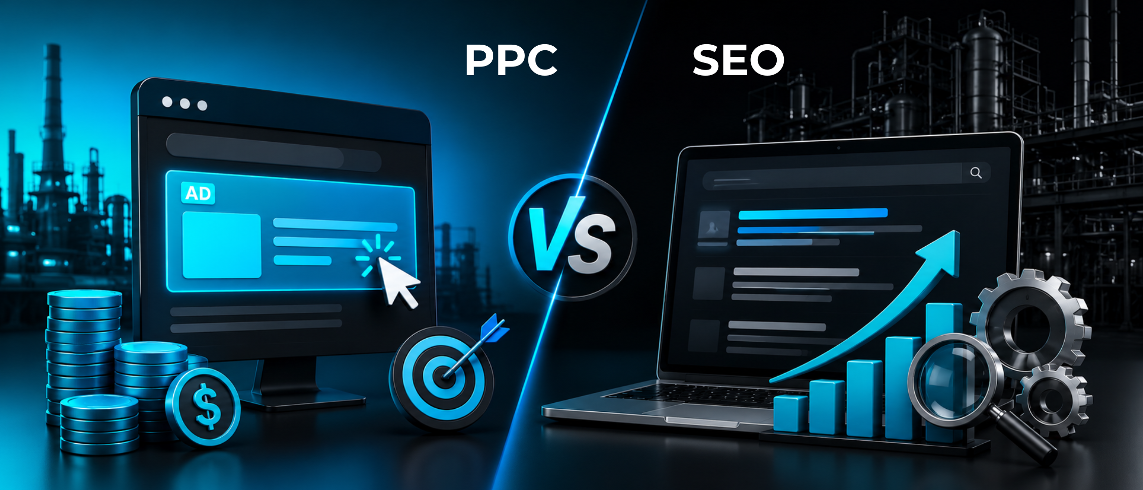 PPC vs SEO for Manufacturers