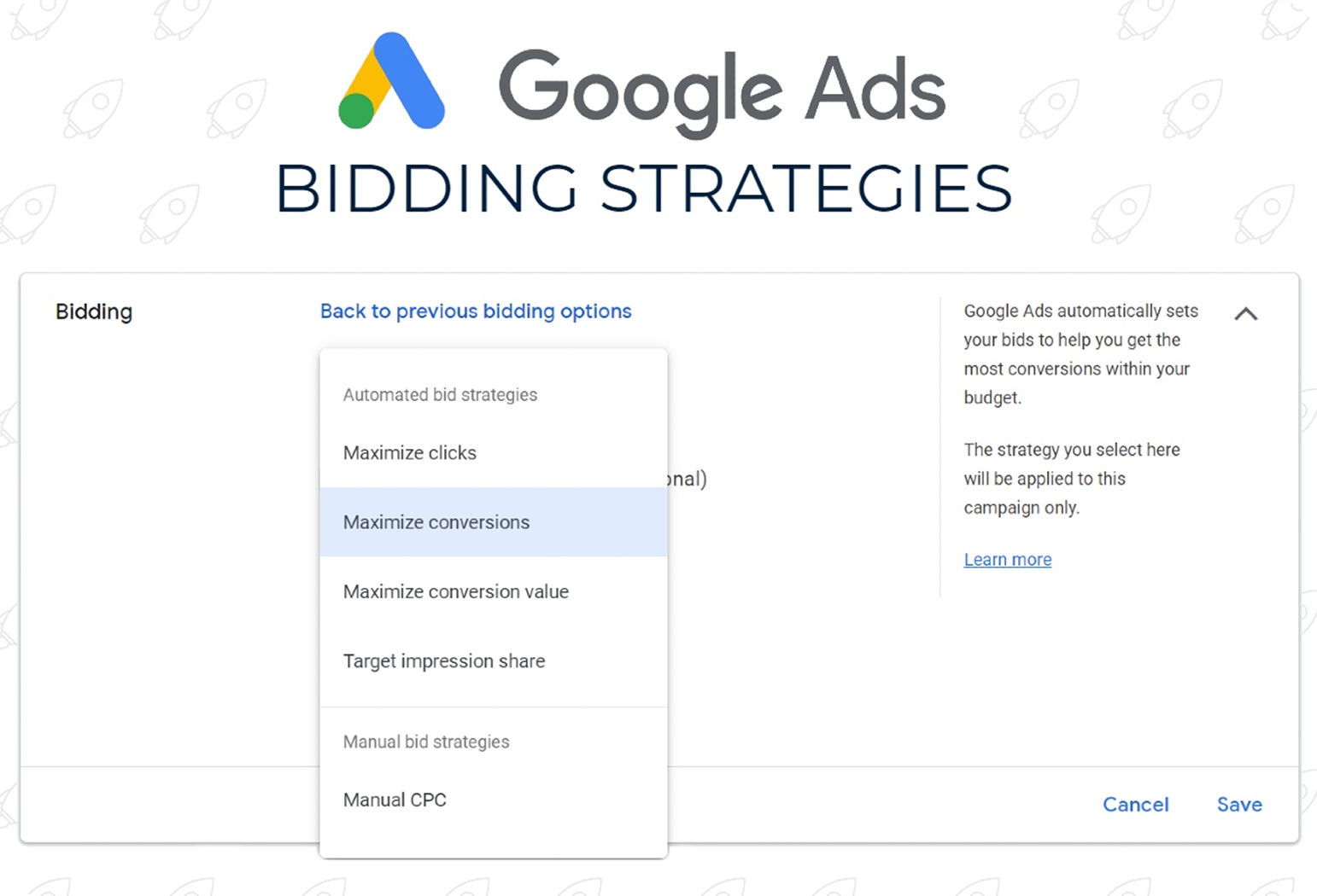 Google Ads bidding strategies